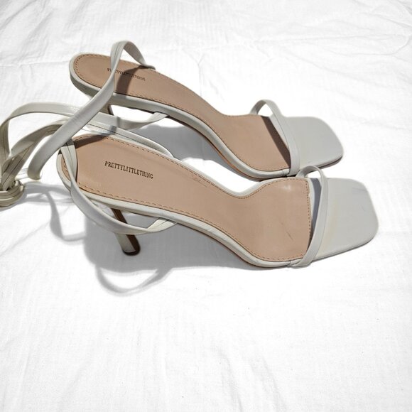 NOTB PLT Square Toe Lace Up Heeled Sandals 7 - Picture 4 of 9